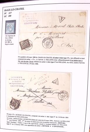 1589-1947 Très belle collection en 2 gros classeurs,