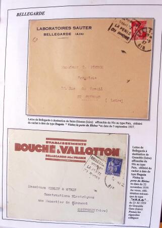 1589-1947 Très belle collection en 2 gros classeurs,