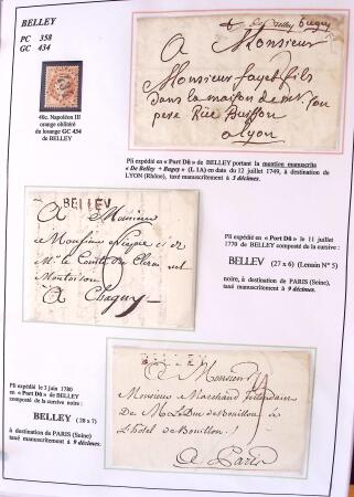 1589-1947 Très belle collection en 2 gros classeurs,