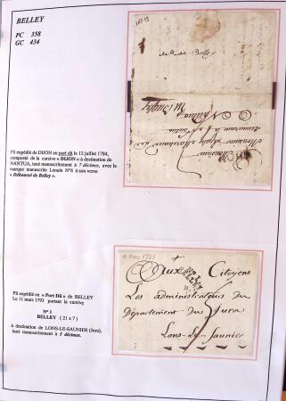 1589-1947 Très belle collection en 2 gros classeurs,
