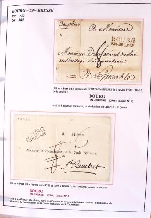 1589-1947 Très belle collection en 2 gros classeurs,
