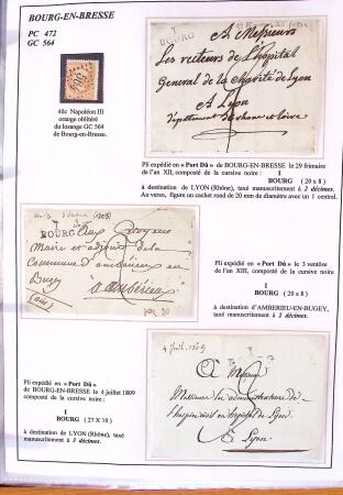 1589-1947 Très belle collection en 2 gros classeurs,