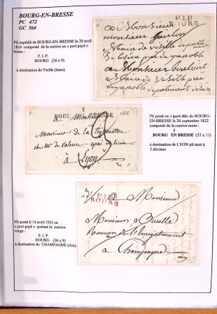 1589-1947 Très belle collection en 2 gros classeurs,