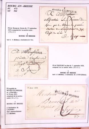 1589-1947 Très belle collection en 2 gros classeurs,