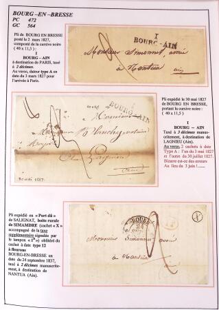 1589-1947 Très belle collection en 2 gros classeurs,
