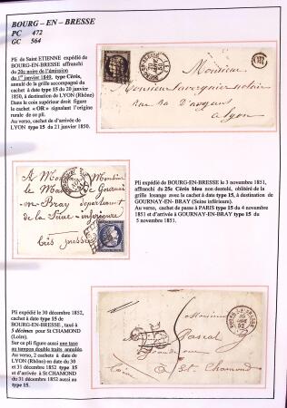 1589-1947 Très belle collection en 2 gros classeurs,