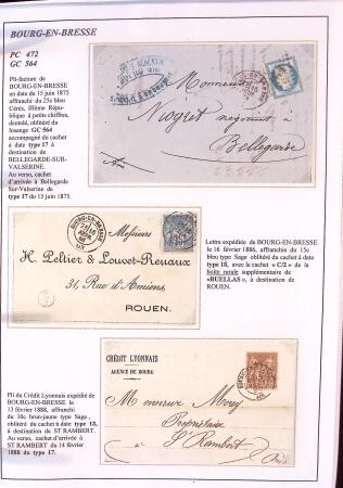 1589-1947 Très belle collection en 2 gros classeurs,