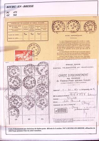 1589-1947 Très belle collection en 2 gros classeurs,