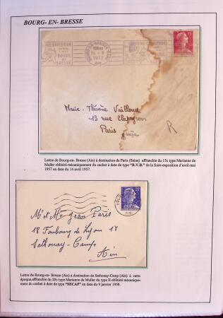 1589-1947 Très belle collection en 2 gros classeurs,