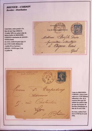 1589-1947 Très belle collection en 2 gros classeurs,