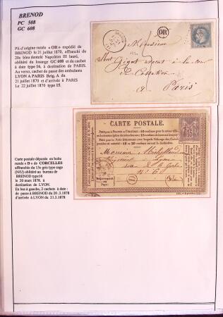 1589-1947 Très belle collection en 2 gros classeurs,