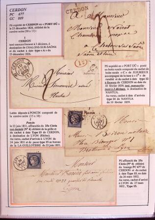1589-1947 Très belle collection en 2 gros classeurs,