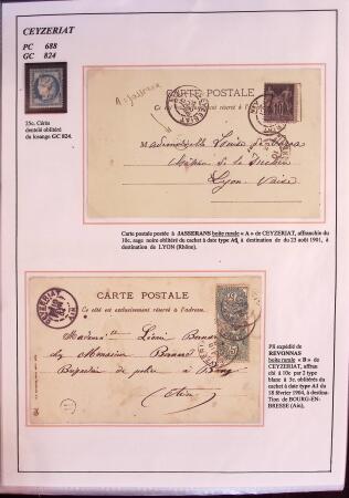 1589-1947 Très belle collection en 2 gros classeurs,