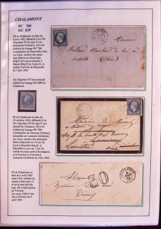 1589-1947 Très belle collection en 2 gros classeurs,
