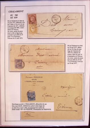 1589-1947 Très belle collection en 2 gros classeurs,