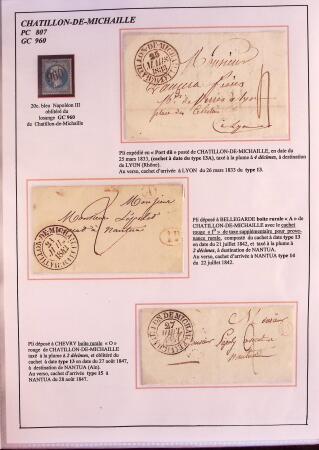 1589-1947 Très belle collection en 2 gros classeurs,