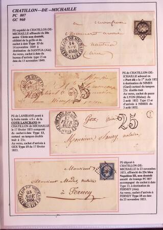 1589-1947 Très belle collection en 2 gros classeurs,