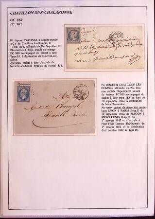 1589-1947 Très belle collection en 2 gros classeurs,