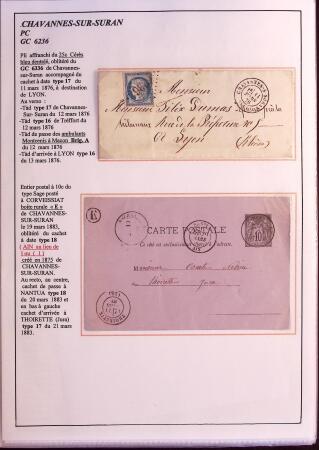 1589-1947 Très belle collection en 2 gros classeurs,