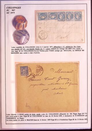 1589-1947 Très belle collection en 2 gros classeurs,
