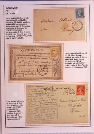 1589-1947 Très belle collection en 2 gros classeurs,