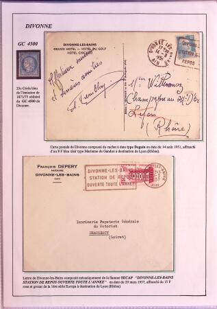 1589-1947 Très belle collection en 2 gros classeurs,