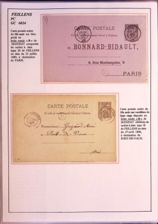1589-1947 Très belle collection en 2 gros classeurs,