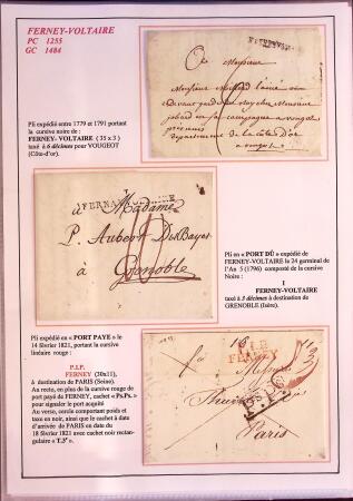 1589-1947 Très belle collection en 2 gros classeurs,