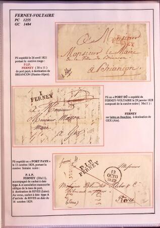 1589-1947 Très belle collection en 2 gros classeurs,