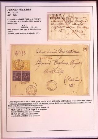1589-1947 Très belle collection en 2 gros classeurs,