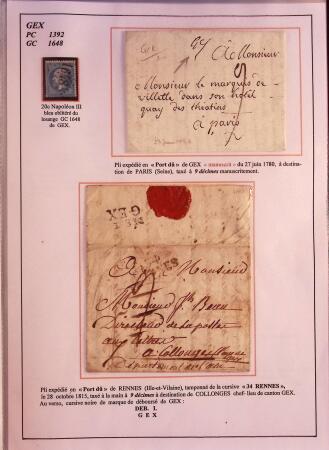 1589-1947 Très belle collection en 2 gros classeurs,