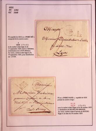 1589-1947 Très belle collection en 2 gros classeurs,