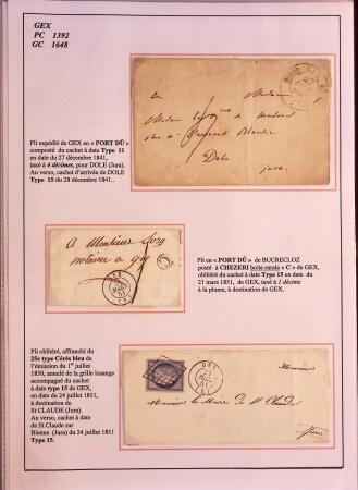 1589-1947 Très belle collection en 2 gros classeurs,