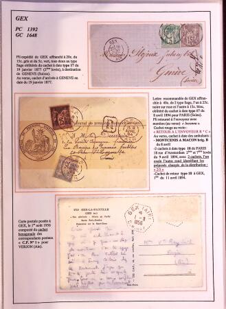 1589-1947 Très belle collection en 2 gros classeurs,