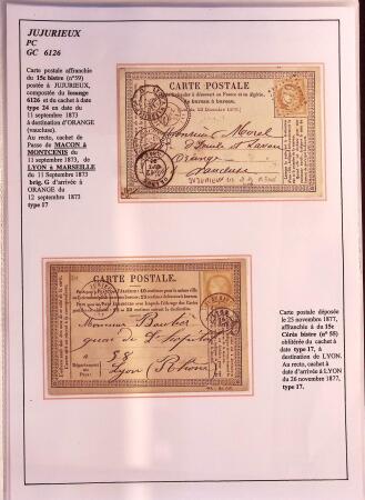 1589-1947 Très belle collection en 2 gros classeurs,