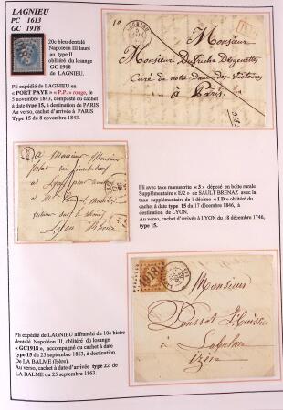 1589-1947 Très belle collection en 2 gros classeurs,