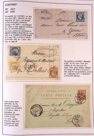 1589-1947 Très belle collection en 2 gros classeurs,