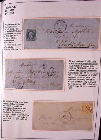 1589-1947 Très belle collection en 2 gros classeurs,