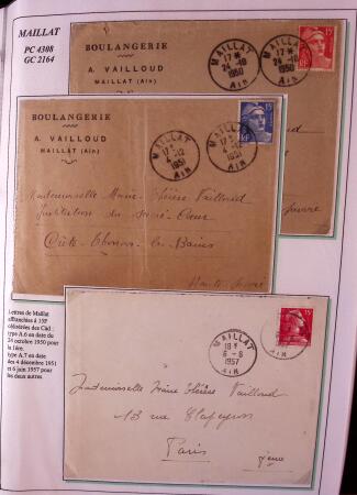 1589-1947 Très belle collection en 2 gros classeurs,