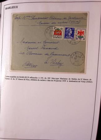 1589-1947 Très belle collection en 2 gros classeurs,