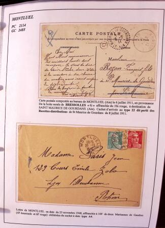 1589-1947 Très belle collection en 2 gros classeurs,