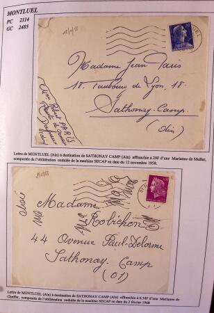 1589-1947 Très belle collection en 2 gros classeurs,
