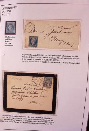 1589-1947 Très belle collection en 2 gros classeurs,