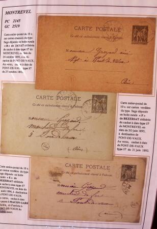 1589-1947 Très belle collection en 2 gros classeurs,