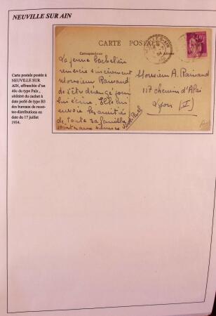 1589-1947 Très belle collection en 2 gros classeurs,