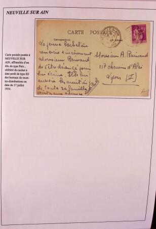 1589-1947 Très belle collection en 2 gros classeurs,