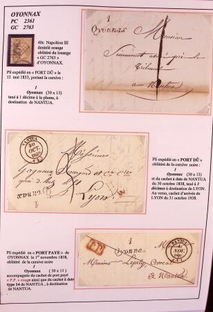 1589-1947 Très belle collection en 2 gros classeurs,