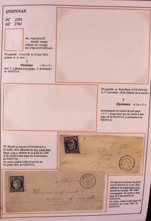1589-1947 Très belle collection en 2 gros classeurs,
