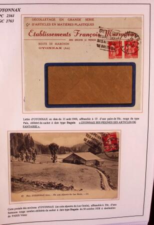 1589-1947 Très belle collection en 2 gros classeurs,
