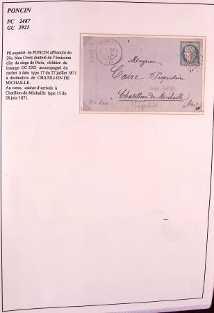 1589-1947 Très belle collection en 2 gros classeurs,